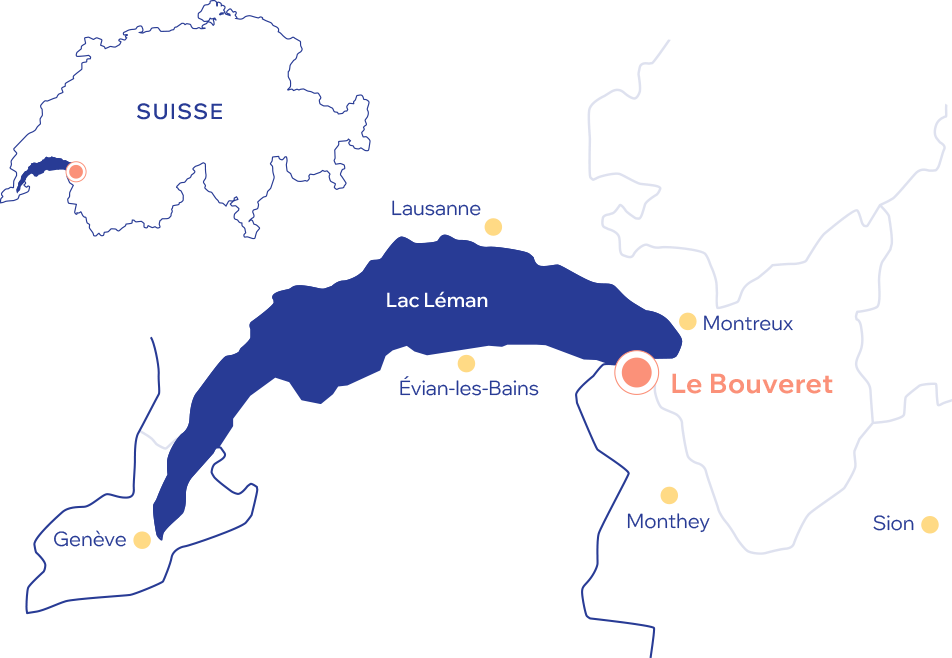 Carte du Bouveret